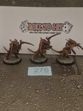 Warhammer 40k Tyranid Warriors X3 Plastic Models Well Painted