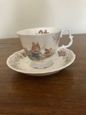 Bramley Hedge Royal Doulton Birthday Cup. And Saucer with Brochure And Box
