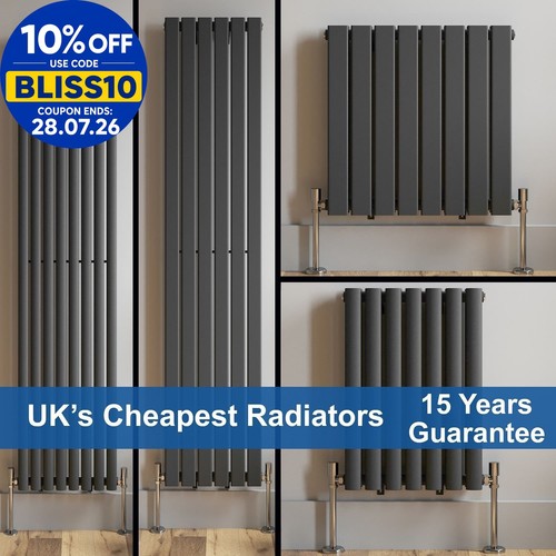 Anthracite designer radiator - anthracite,