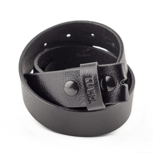 Leather belt strap - , without