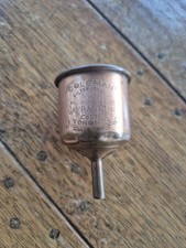 Antique - Coleman Filter Funnel - Copper - Lamp & Stove co - Rare Collectable 