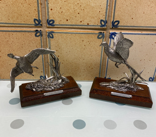 Vintage pewter - vintage, (pair)