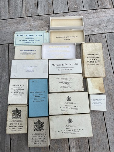 Masonic stewards jewel boxes - stewards,