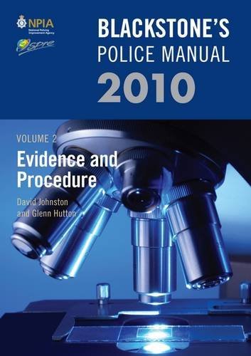 Blackstone police manual - blackstone's,