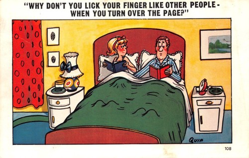 Sapphire comic postcard no - ,