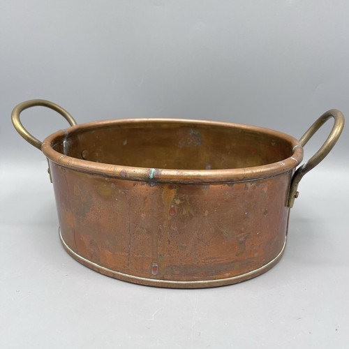 Copper pot oval - pot,