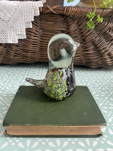 Vintage mdina bird figure - mdina,