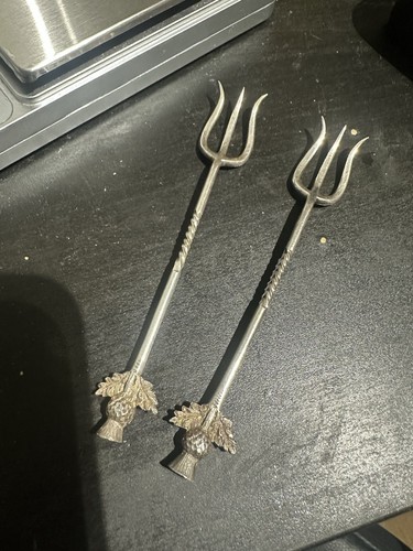 Scottish thistle pickle fork - scottish,