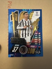 MATCH ATTAX EXTRA 2020/21 CLU 10 CR7 CRISTIANO RONALDO HUNDRED 100 CLUB MINT