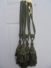 Vintage Tassel & Rope Curtain
