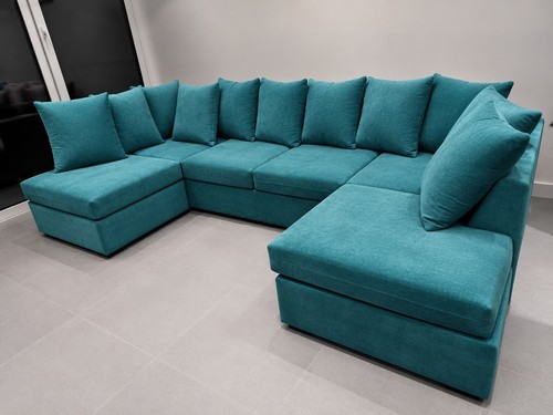 Seater shape sofa with - u,
