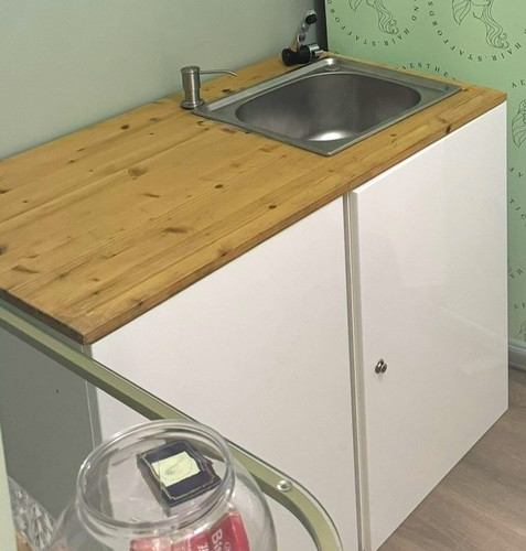 White kitchen base - kitchen,