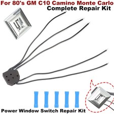 Power Window Switch Repair Kit Pigtail Connector For GM C10 Camino Monte 1977-87