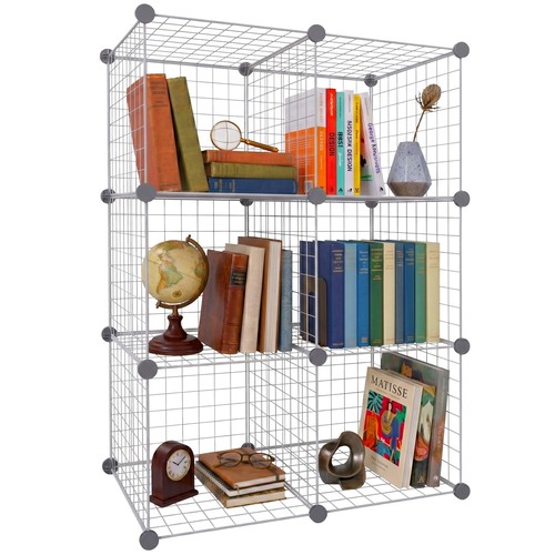 Modular cube shelving unit