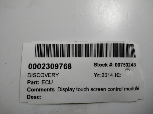 Dpla18c858dc ecu discovery - ecu,