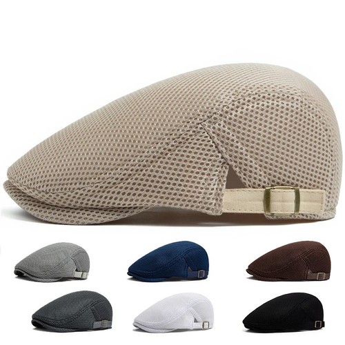 Men flat cap washed - flat,