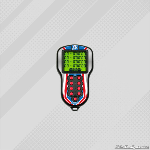 Zanardi style gel sticker - style, for