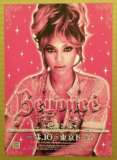 $0 ship! BEYONCE Japan PROMO flyer MINI poster 2007 tour DESTINY'S CHILD more li