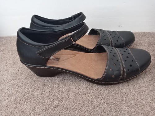 Clarks ladies smart - ladies, black