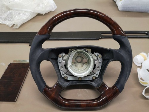 Mercedes steering wheel wood