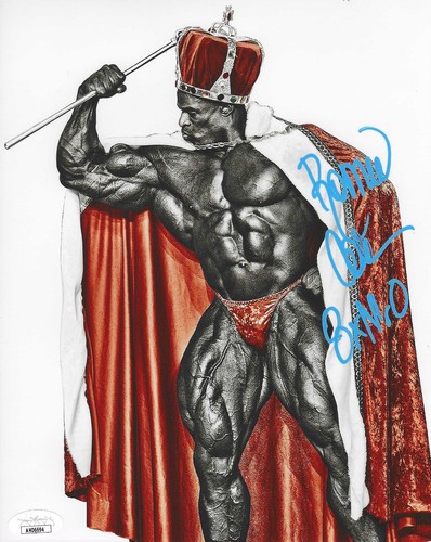 Ronnie coleman signed 8x10 - coleman,