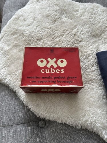 Vintage oxo cubes red - vintage,