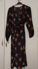 Ladies Black Patterned Dress