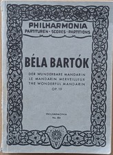 BELA  BARTÓK: THE WONDERFUL MANDARIN Pocket score DER WUNDERBARE MANDARIN