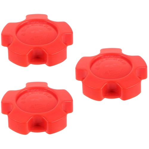 Red plastic oil tank - oil,