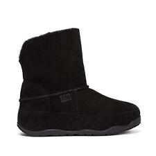 Women's Fit Flop Original Mukluk Shorty Shearling Boots in Black