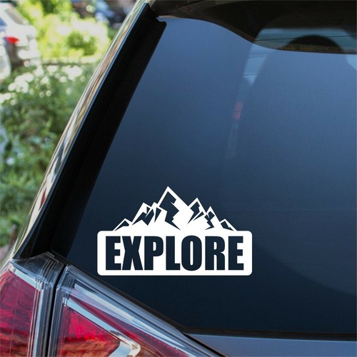 Explore sticker funny car - explore,