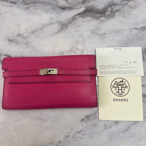 Hermes kelly wallet stamp - kelly,