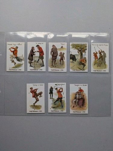 Cigarette cards faulkner golf - cigarette,