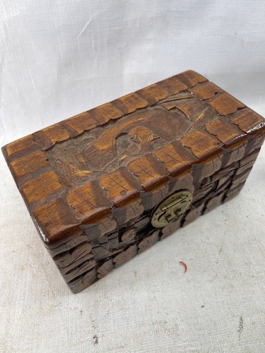 Camphor wooden box - wooden,