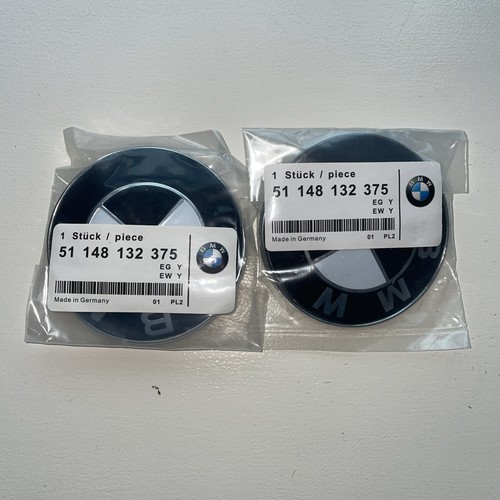 Bmw 82mm front rear badge - bmw,
