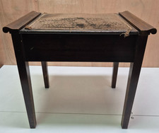 Antique Wooden Piano Stool