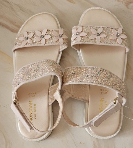 Monsoon girls sparkly sandals - girls,