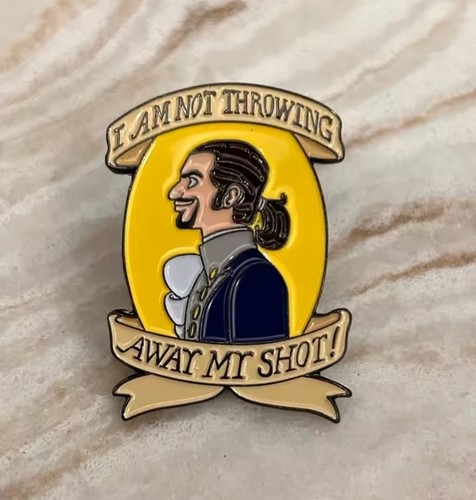 Alexander hamilton metal pin - alexander,