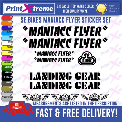 Maniacc flyer bmx - flyer, vinyl