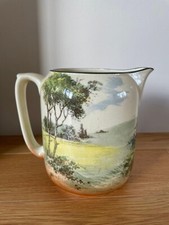 ROYAL DOULTON POTTERY JUG VERY GOOD CONDITION POSSIBLY UNDER THE GREENWOOD TREE