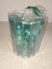 Large vintage green candle