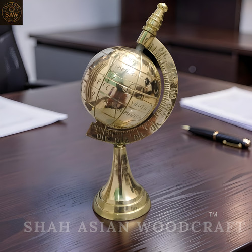 Vintage brass world - vintage, globe