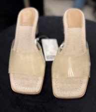 H+m Acrylic And Woven Heel