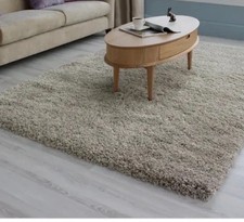 Dunelm Natural Colour Shaggy Rug 160cm x 230cm