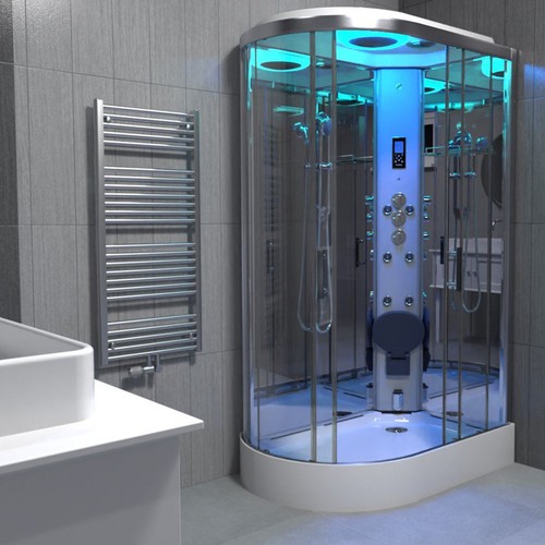 Insignia chrome steam shower - chrome,