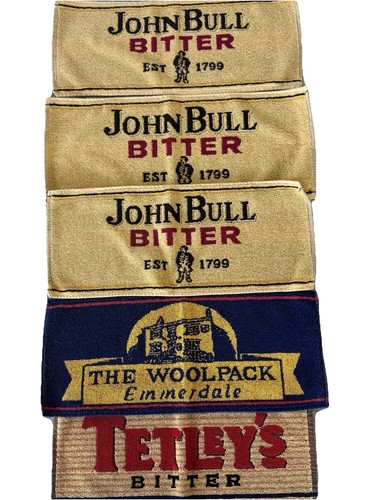 Vintage british bar towels - vintage,