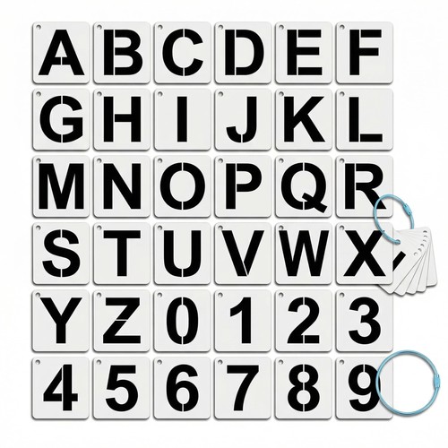 Pcs letter and number - 36,