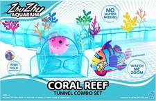 Zhu Zhu Aquarium. Coral Reef Tunnel Combo Set. Great Children's Gift. Ages 4+