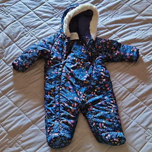 Baby hooded padded - m&s,