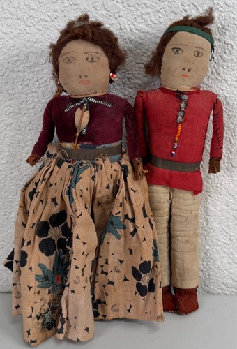Pair antique native american - antique,